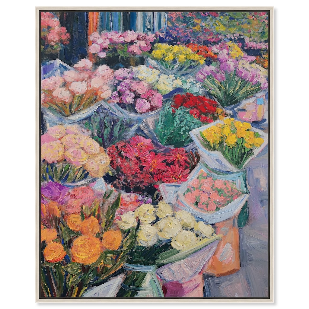 Market Blooms I Canvas by Art Remedy