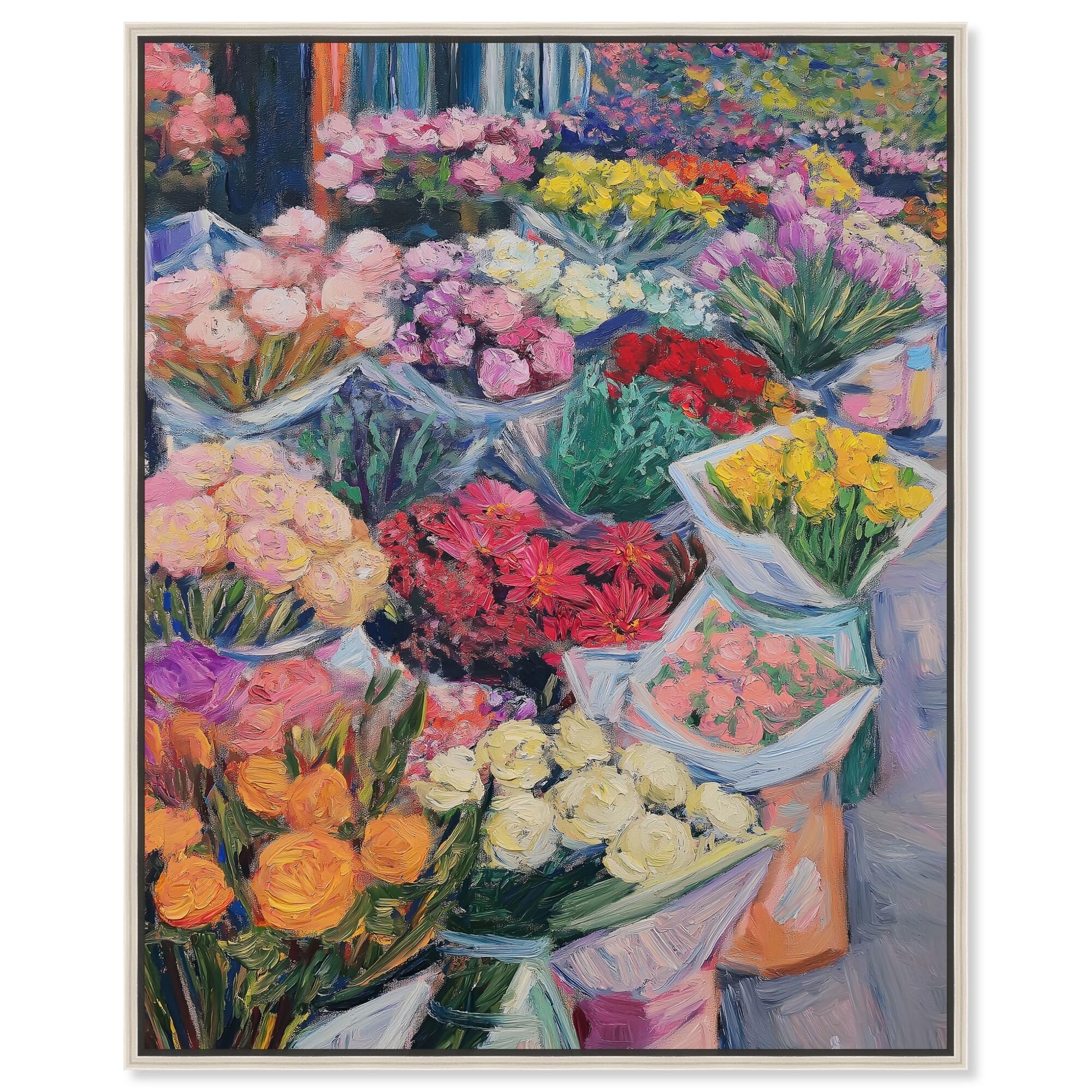 Market Blooms I Canvas by Art Remedy