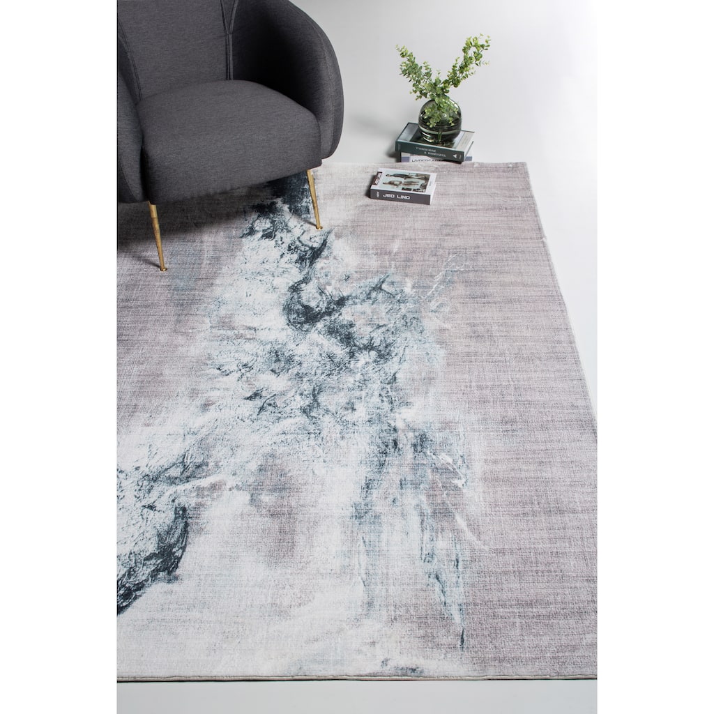 Domani Comfort Modern Abstract Faux Fur Rug