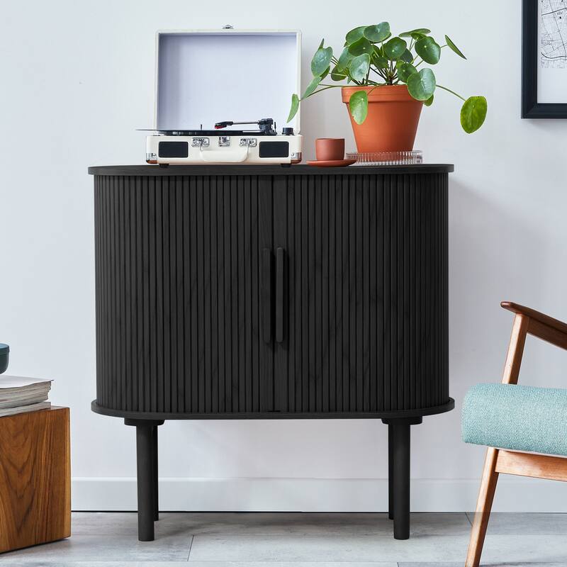 31.5in.W Sliding Door Sideboard/Buffet Cabinet