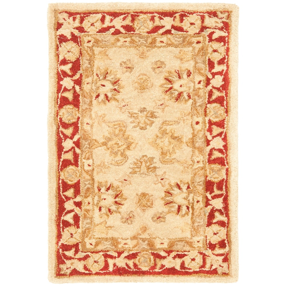SAFAVIEH Anatolia Karanfila Traditional Oriental Hand-spun Wool Rug
