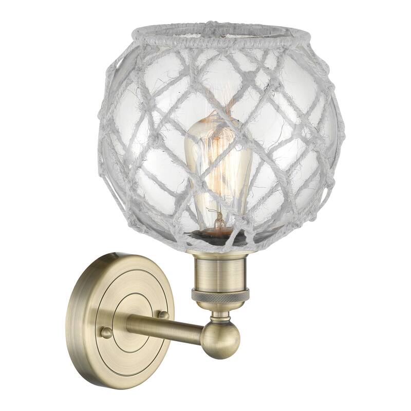 Innovations Lighting Endless Possibilities Edison - Farmhouse Rope - 1 Light 8" Sconce
