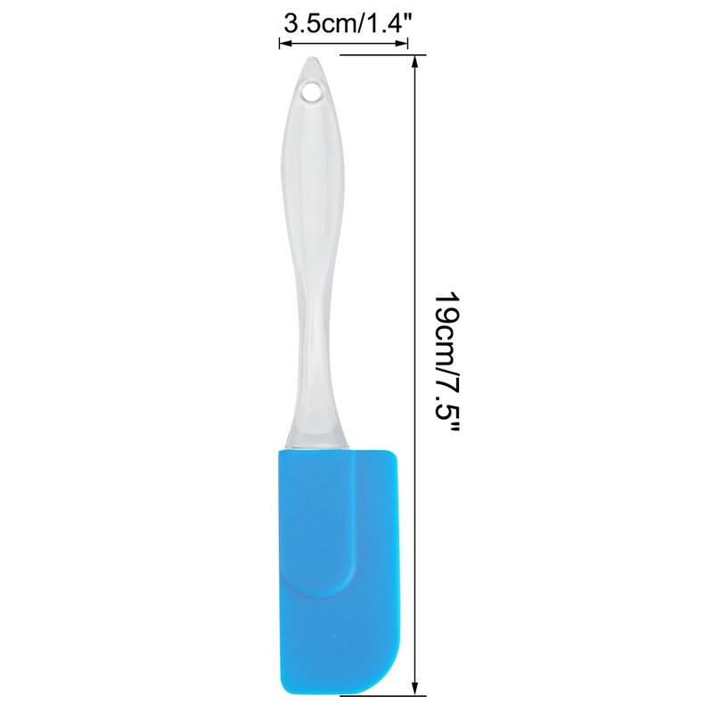 4 Pcs Small Flexible Silicone Spatula Heat Resistant Non Sticky - 4pcs