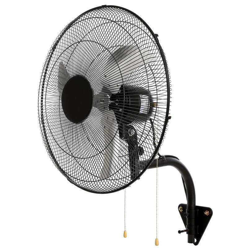 Wall Mount Fan, 2 PCS 18 inch Oscillating, 3-speed High Velocity Max, 4000 CFM Industrial Wall Fan, Commercial, Residential