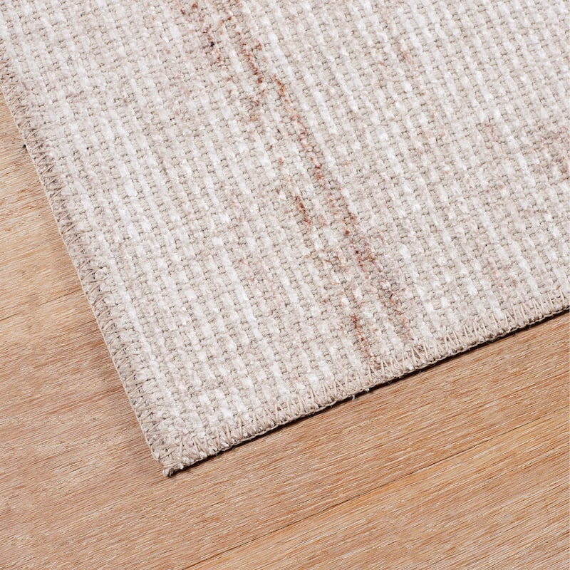 Terra by Obeetee Avalon Morrocan Stripe Natural Rug