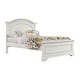 preview thumbnail 3 of 1, Olivia Traditional Wood Complete Full Bed, Brushed White