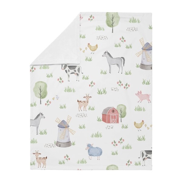 sheep swaddle blanket
