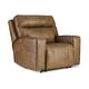 preview thumbnail 1 of 16, Signature Design by Ashley Game Plan Oversized Power Recliner Caramel