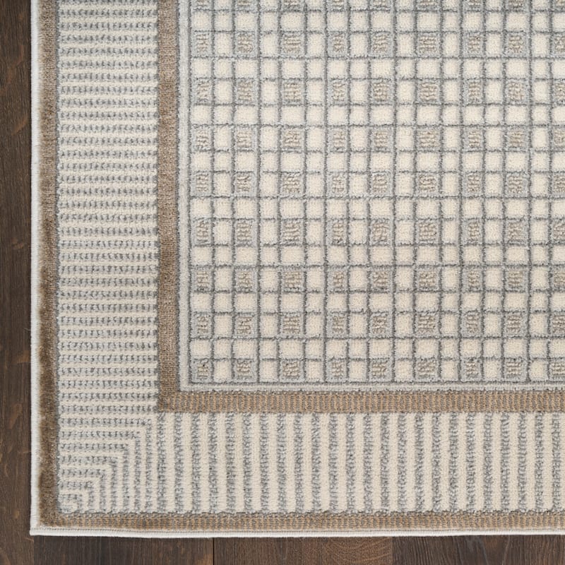 Nourison Nordic Indoor only Geometric Area Rug