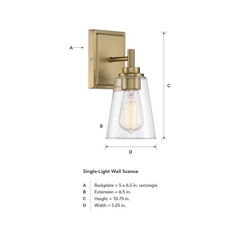 1 Light Vanity - 5.25