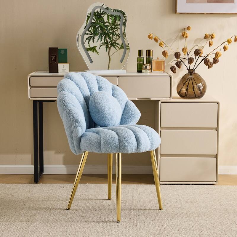 Shell-Shaped Vanity Chair