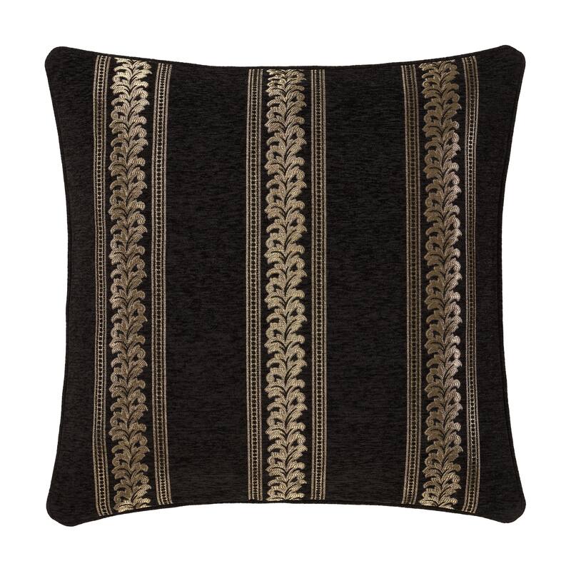 J. Queen New York Laurenza Black Euro Sham