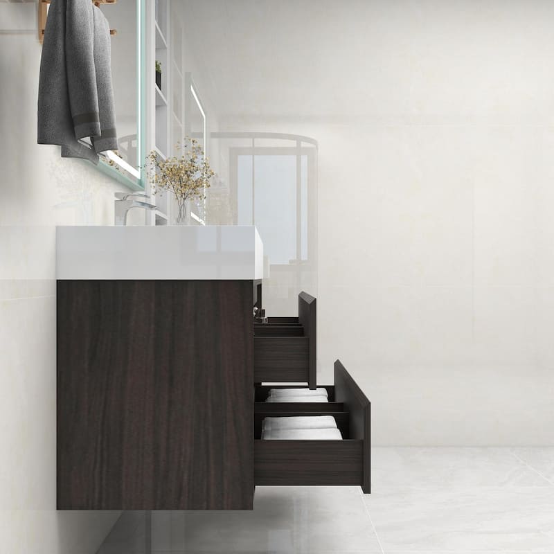 Victoria 48" Wall Mounted Modern Vanity with Acrylic Sink
