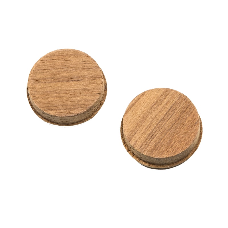 Teak Round Pull