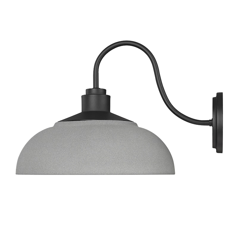 Levitt 13.63" Wide 1-Light Natural Black Outdoor Wall Light