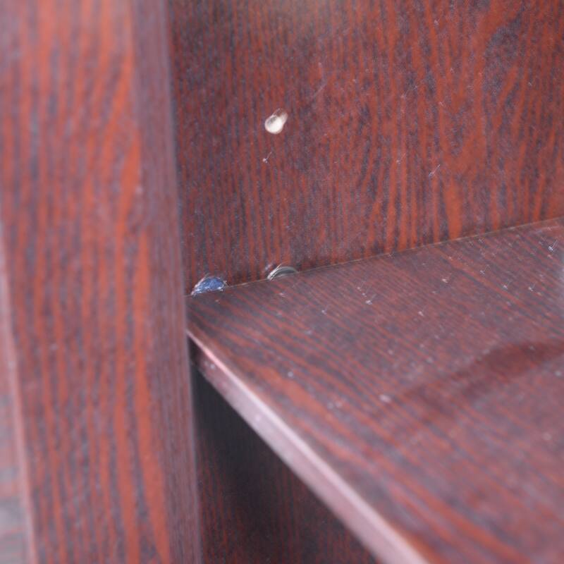 Sideboard Cabinet with Clear Tempered Glass Doors, Storage Cabinet with Adjustable Shelf, Large Capacity Wooden Accent Cabinet