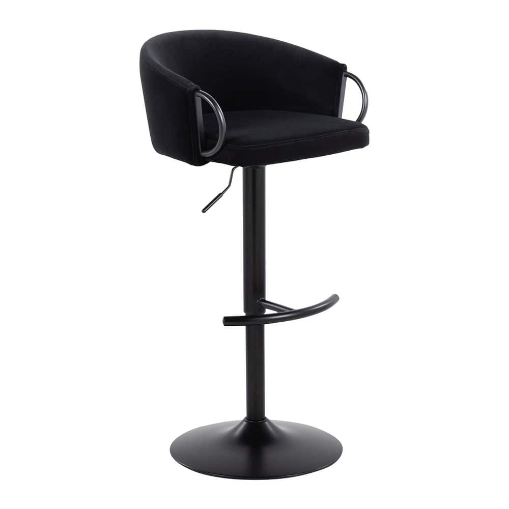 Silver Orchid Battista Adjustable Bar Stool (Set of 2)