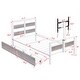 preview thumbnail 17 of 22, Twin Platform Bed w/ Headboard and Footboard, Metal Platform Bed Frame with 2 Storage Drawers and Rotatable TV Stand for Bedroom