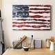 preview thumbnail 5 of 5, Patriotic Collage Flag II Premium Gallery Wrapped Canvas - Ready to Hang