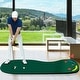 preview thumbnail 2 of 4, 9.8 X 3FT Par 3 Holes Golf Putting Green Mat Set for Practice - 9.8 X 3FT