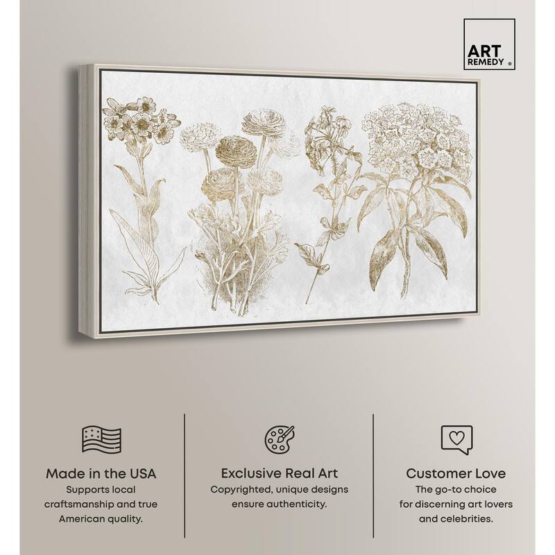 Floral Selection Quad Canvas by Art Remedy