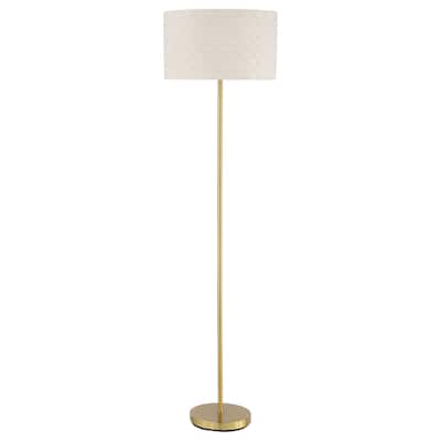 Ramiro 66-inch Drum Shade Metal Floor Lamp Gold