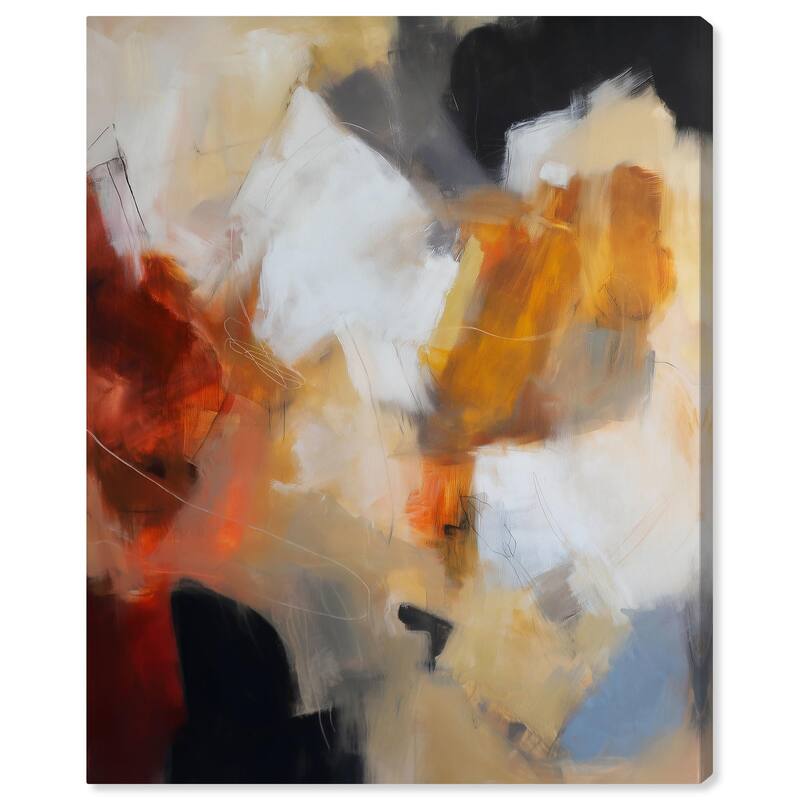 Earth and Fire I Canvas by Art Remedy, Gallery Wrapped - 36" x 45"