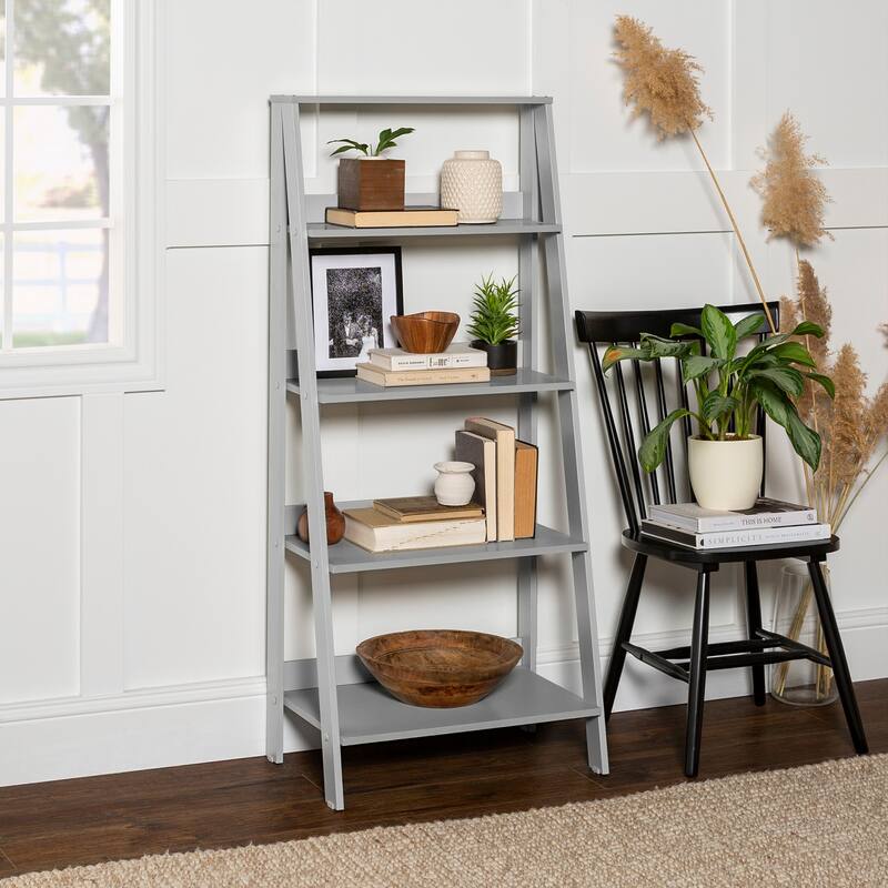 Middlebrook Meadowlark Solid Wood 55-inch Ladder Bookshelf