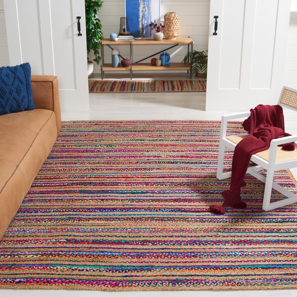 SAFAVIEH Handmade Cape Cod Annagret Coastal Jute Rug