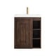 preview thumbnail 7 of 10, Alicante' 24" Single Vanity Cabinet, w/ White Glossy Composite Stone Countertop
