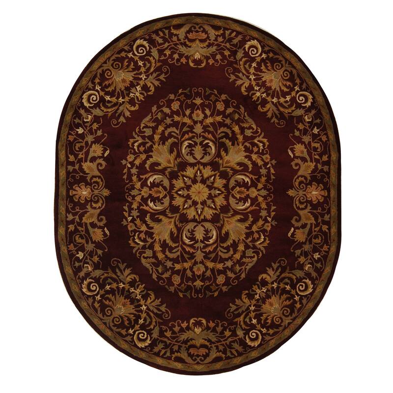 SAFAVIEH Handmade Heritage Hot Air Balloon Traditional Oriental Wool Rug