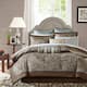 Madison Park Whitman Blue/ Brown Complete Comforter and Cotton Sheet Set
