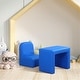 preview thumbnail 10 of 14, 2-in-1 design Multifunctional chair and table set for kids - 19"L x11.75"W x 15"H
