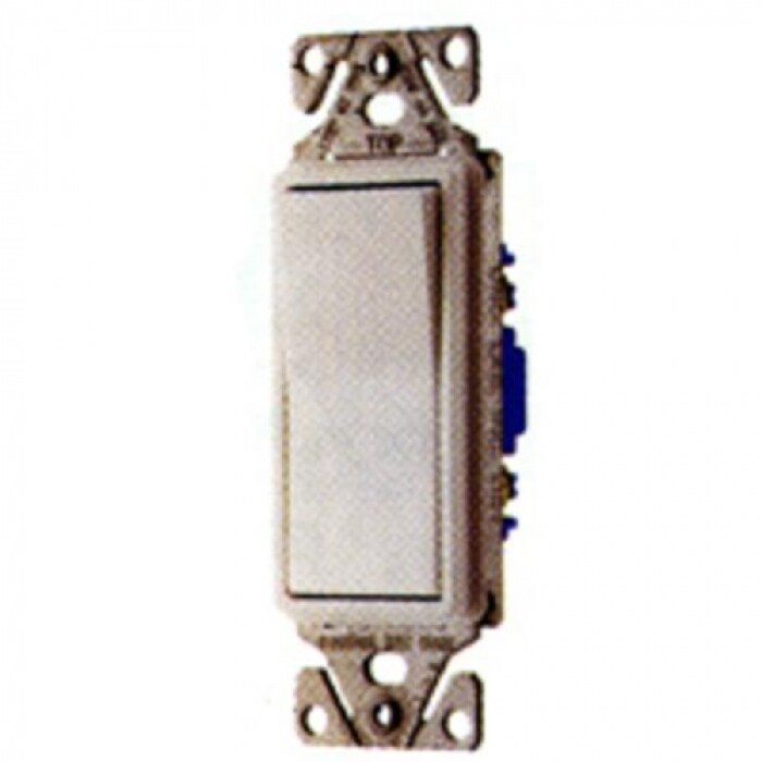 Cooper Wiring 7513v Box 3 Way Illuminated Decorator Rocker Switch Ivory