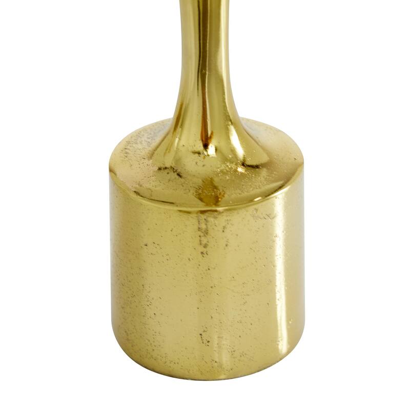 CosmoLiving by Cosmopolitan Gold or Silver Aluminum Metal Decorative Candle Holder (Set of 3)