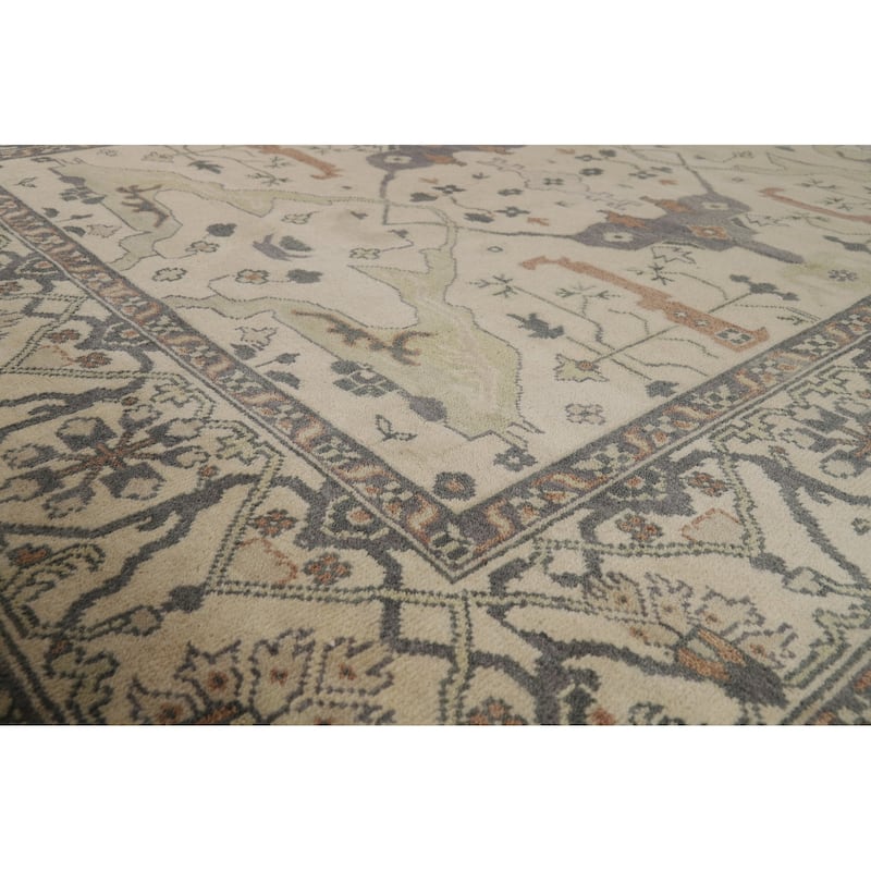Oushak Oriental Area Rug Handmade Wool Carpet - 8'3"x 10'0"