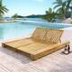 Option Teak Finish No Cushion