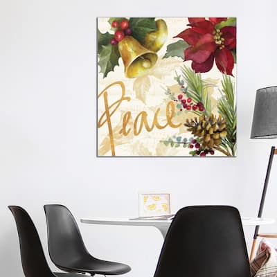iCanvas "Christmas Poinsettia II" by Lanie Loreth Canvas Print