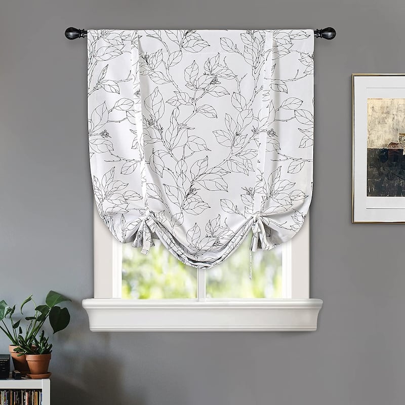 Carson Carrington Tappet Sketch Tie Up Blackout Window Curtain