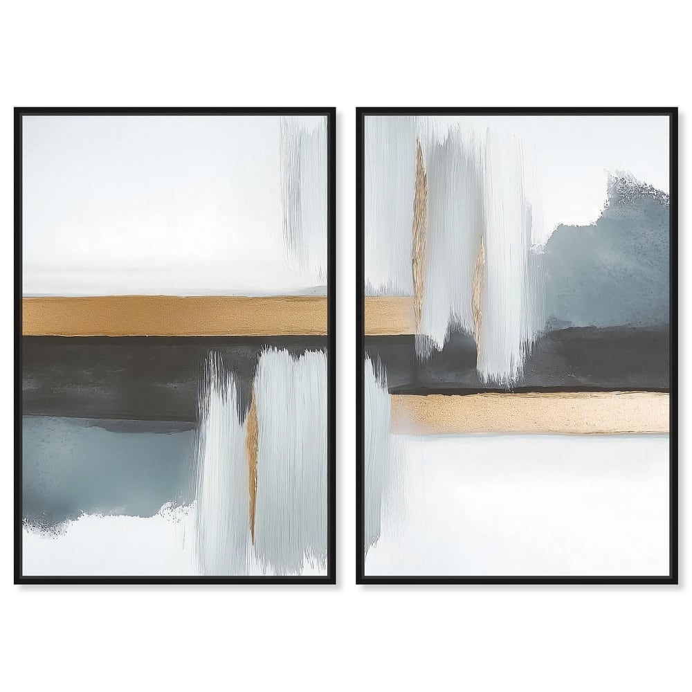Azure Horizon II Canvas Set of 2 by Art Remedy
