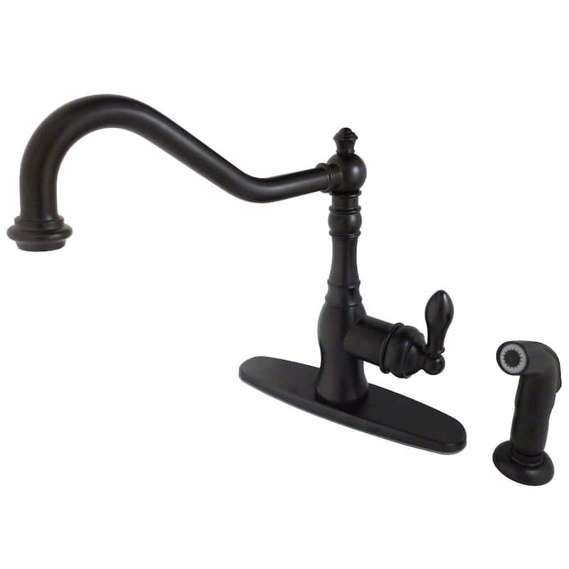 Kingston Brass American Classic 1.8 GPM Standard Kitchen Faucet - - Oil Rubbed Bronze