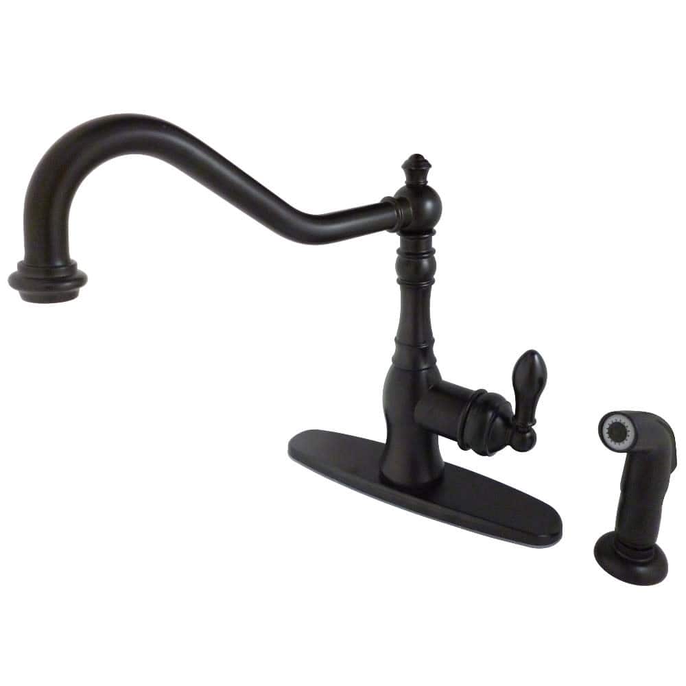 Kingston Brass American Classic 1.8 GPM Standard Kitchen Faucet -