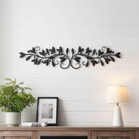 Olive Branch Metal Wall Decor