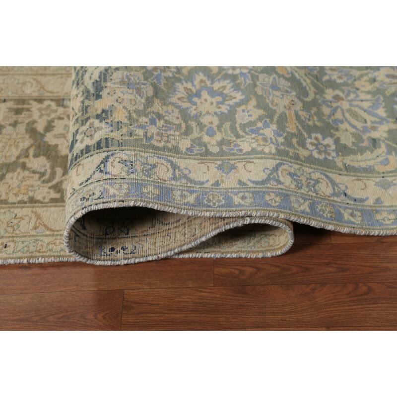 Traditional Najafabad Persian Vintage Rug Handmade Wool Carpet - 9'2"x 13'10"