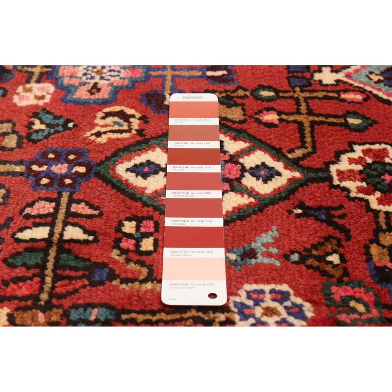 ECARPETGALLERY Hand-knotted Anadol Red Wool Rug - 3'6 x 9'5