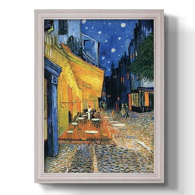 Cafe Terrace  Premium Framed Canvas- Ready to Hang
