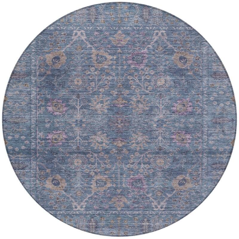 HomeRoots Oriental Traditional Rectangle Outdoor Rug