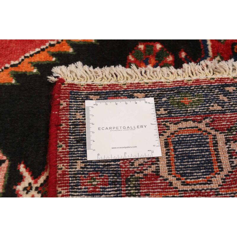 ECARPETGALLERY Hand-knotted Andelz Black Wool Rug - 4'6 x 6'5