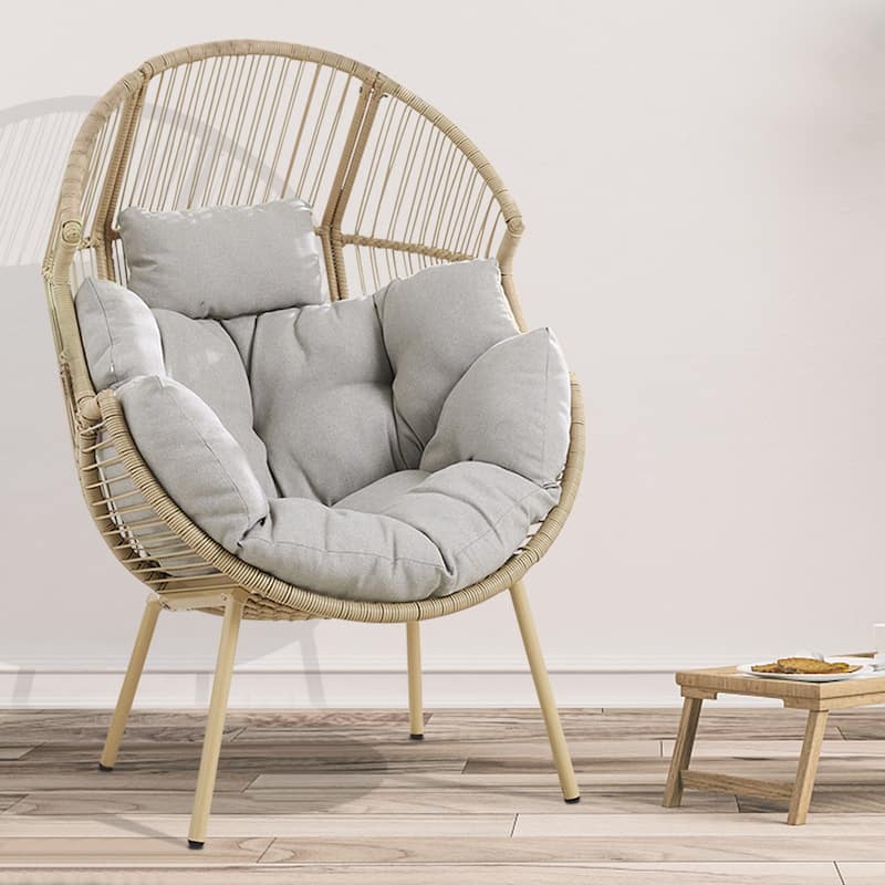 Pocassy Outdoor Egg Chair Garden Funiture