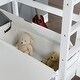 preview thumbnail 11 of 9, Furniture of America Wegh Solid Wood Twin Size Loft Bed with Workstation and Hidden Storage